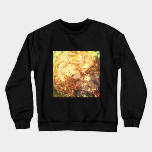 Lost in Thoughts Girl Anime, Anime Girl Art Crewneck Sweatshirt